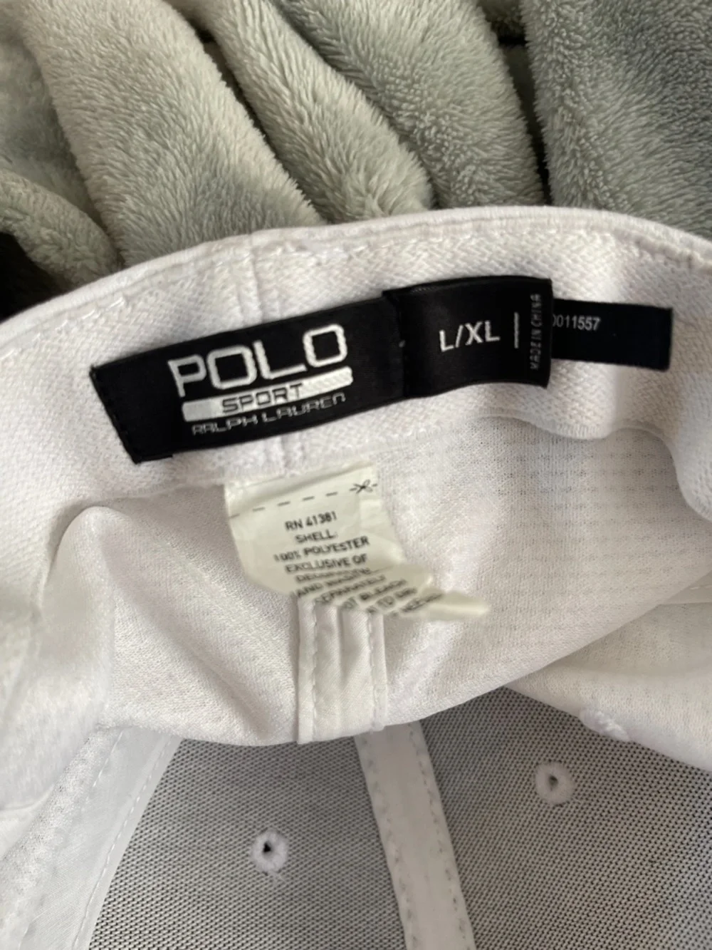 Ralph Lauren White Polo Sport Logo Performance Cap golf tennis preppy summer